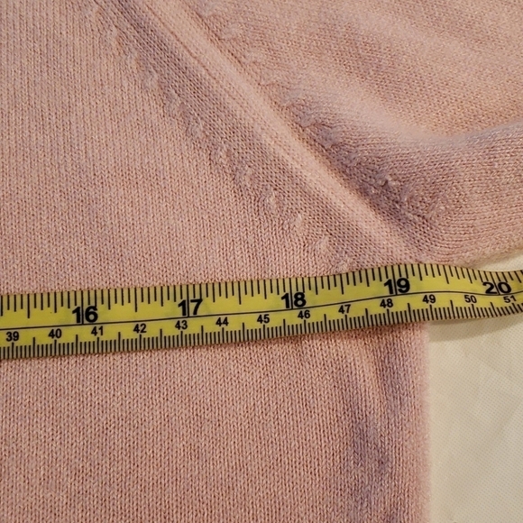 Studio Works Soft Pink Crew Neck Sweater Sm EUC - Picture 5 of 11